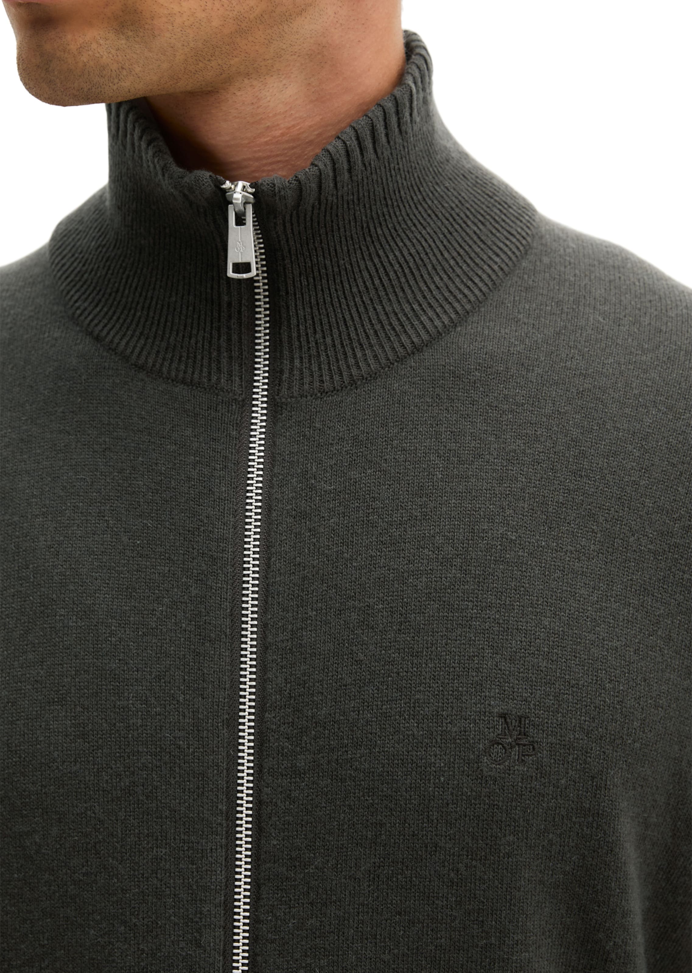 Marc O'Polo Knit Cardigan in Brown: front