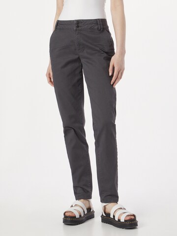 QS Slim fit Chino Pants in Grey: front