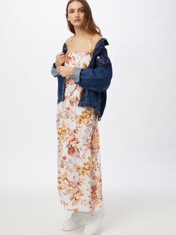 Bardot Summer Dress in Beige