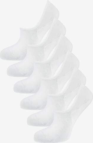 Nur Die Ankle Socks 'Bambus' in White: front