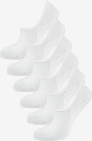 Nur Die Ankle Socks 'Bambus' in White: front