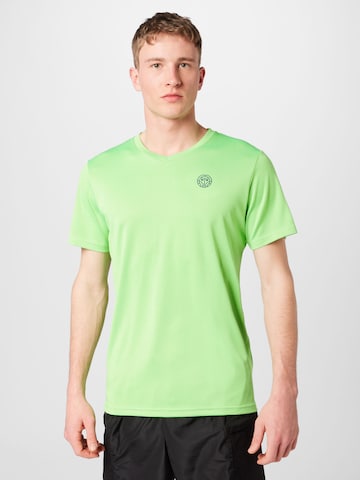 T-Shirt fonctionnel BIDI BADU en vert : devant