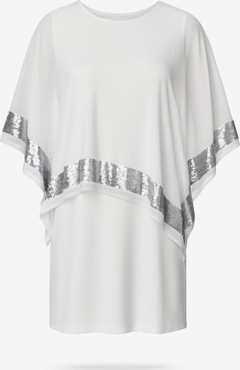 Shape Of You Kleid in silber / weiß, Produktansicht