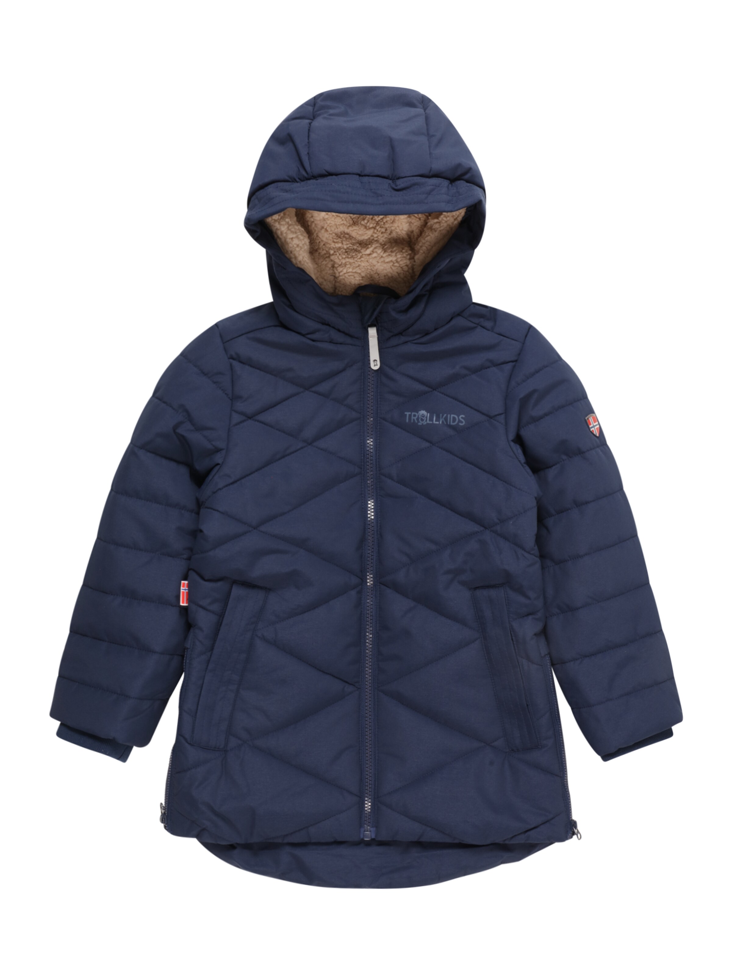 Giacca per outdoor di TROLLKIDS in blu: frontale
