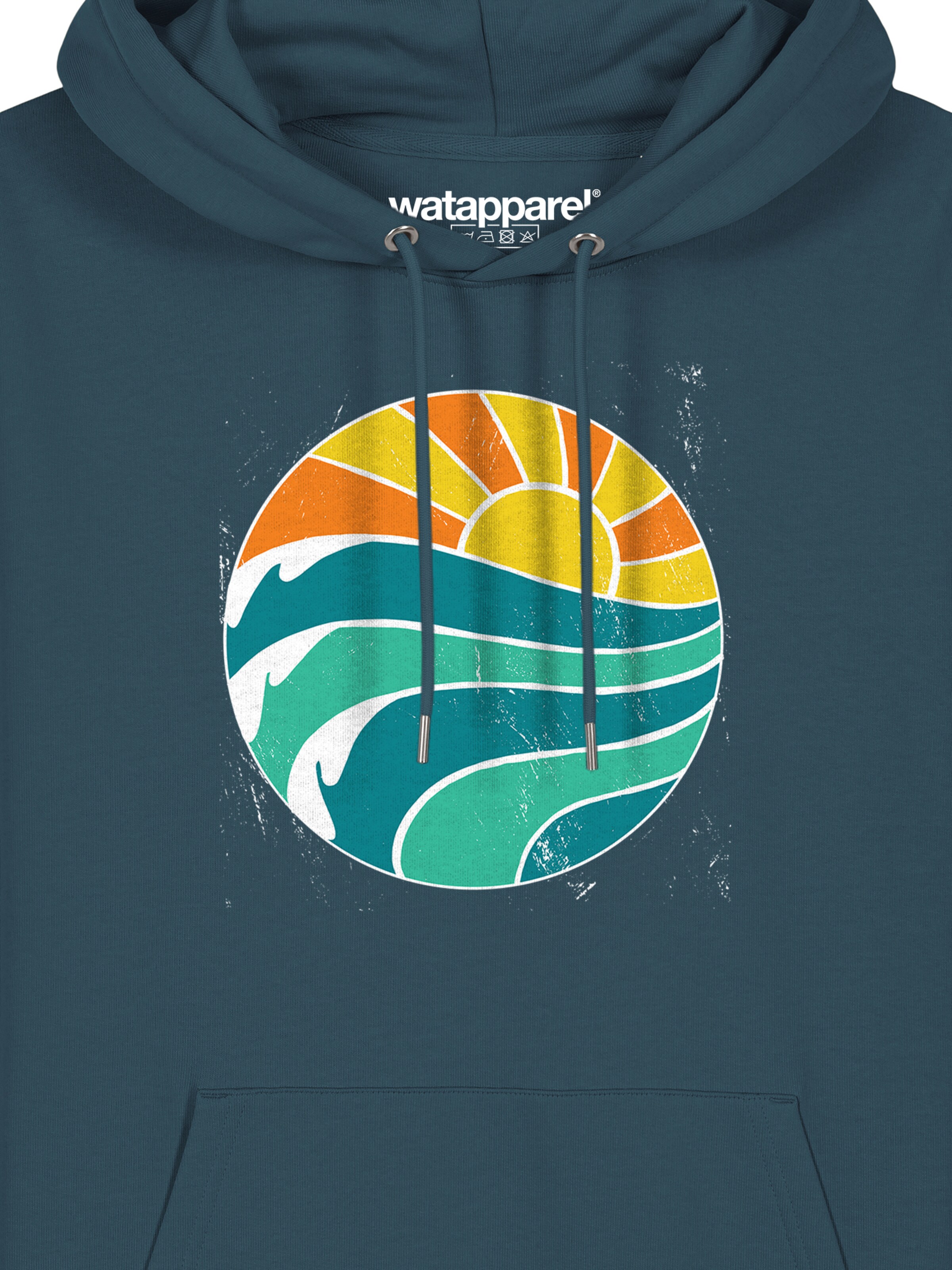 Felpa ' Summer Sun ' di Watapparel in blu