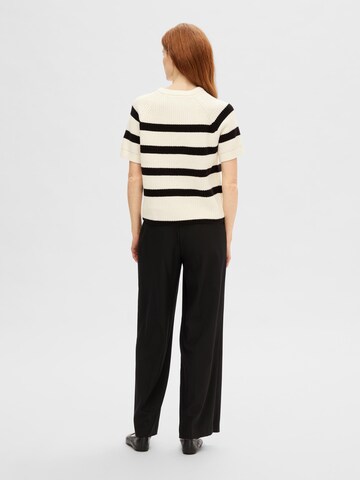 SELECTED FEMME Sweater 'SLFBLOOMIE' in White
