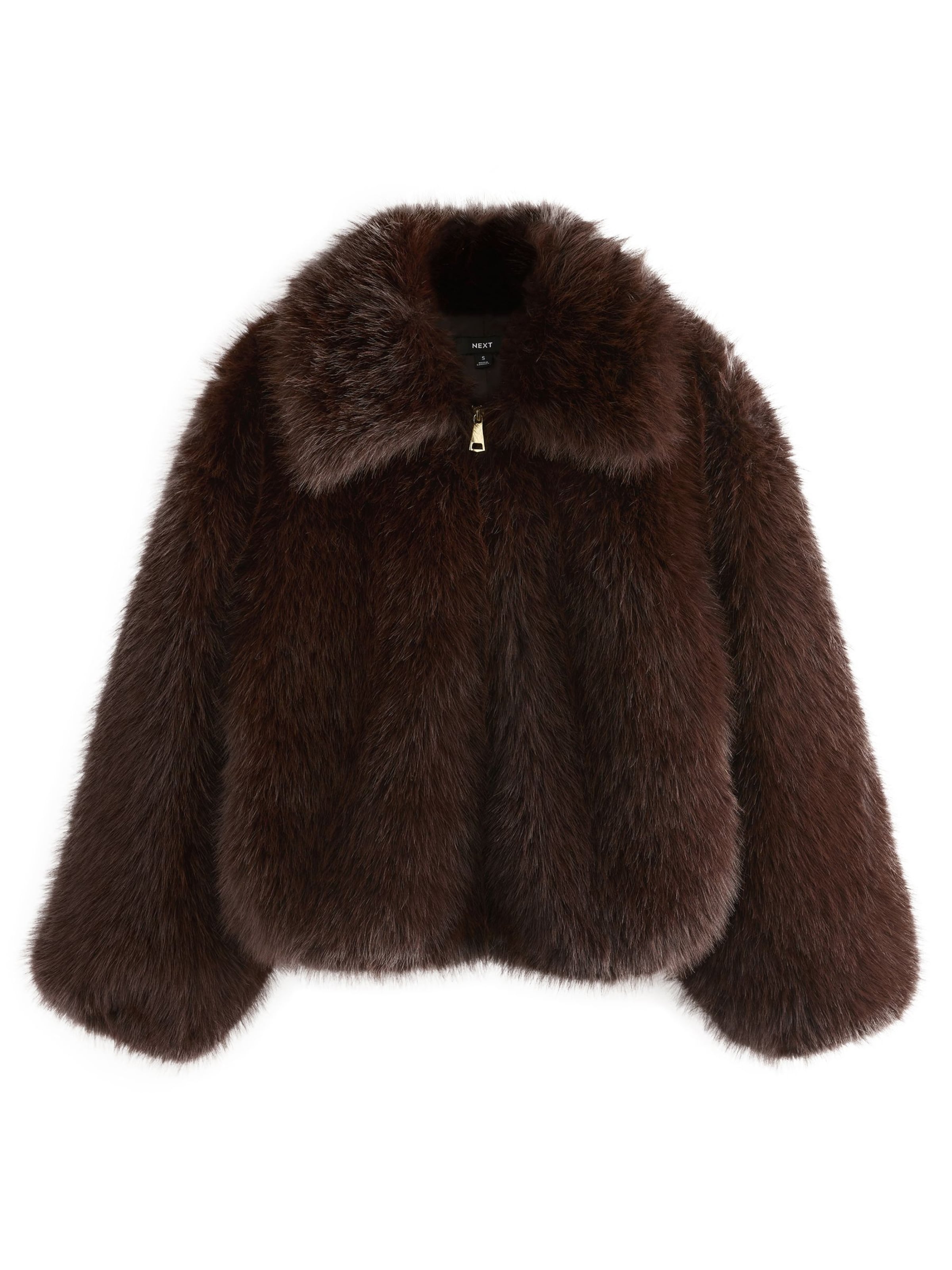 Next Winterjas in Bruin: voorkant