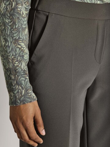 Regular Pantalon à plis MADELEINE en gris