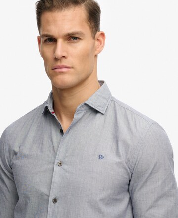 Coupe slim Chemise Superdry & Co en bleu