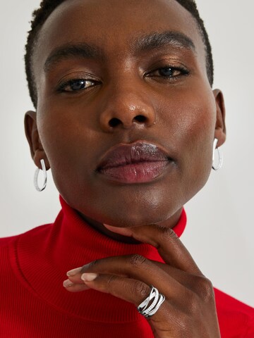 Luxenter - Anillo 'Abca' en plata: frente