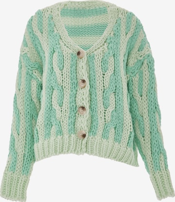 ebeeza Strickjacke in Grün: Vorderseite