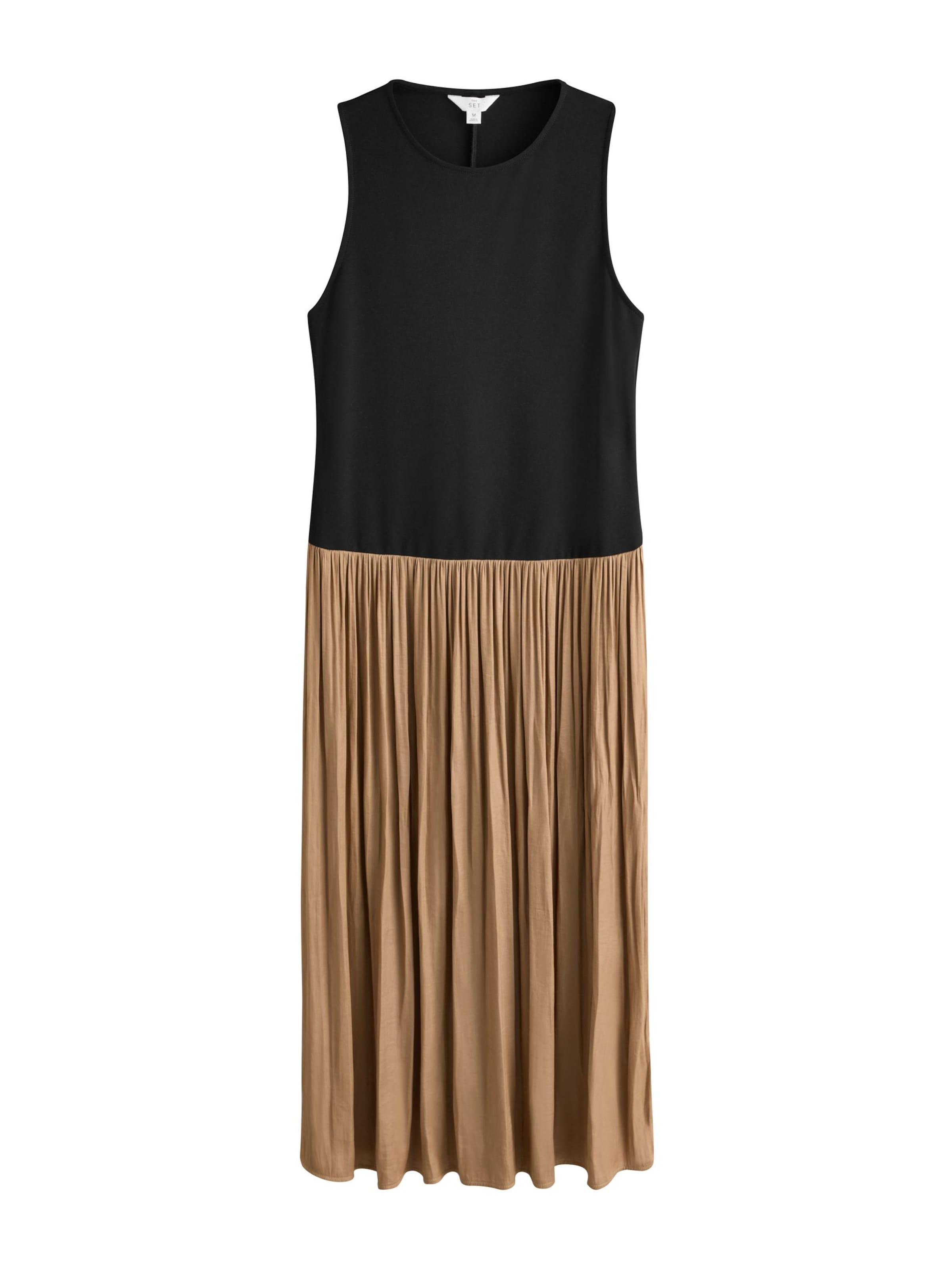 The Set Kleid in Braun: Vorderseite