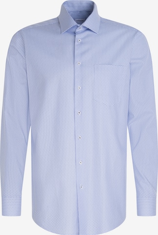 Coupe regular Chemise SEIDENSTICKER en bleu : devant