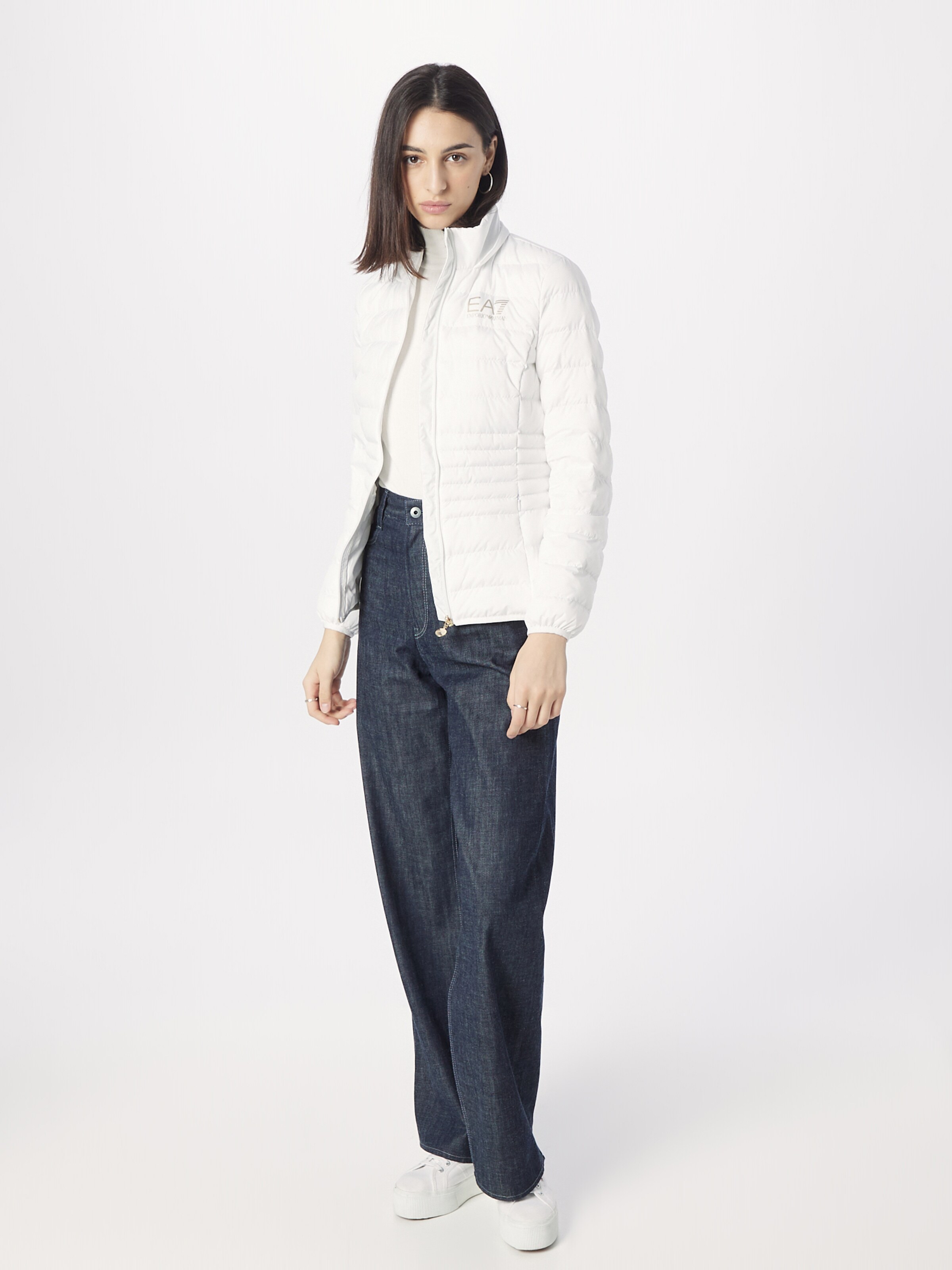 ジャケット EMPORIO ARMANI Woman Jacket White EW000726AF12426 U0006 Women's Outerwear: Coats and Jackets | Emporio Armani