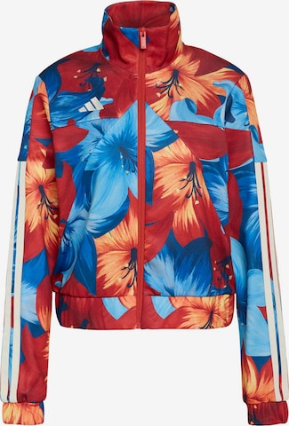 Veste de sport 'Adidas x Farm Rio House Of Tiro' ADIDAS SPORTSWEAR en bleu : devant