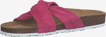 TAMARIS Mules in Pink: front