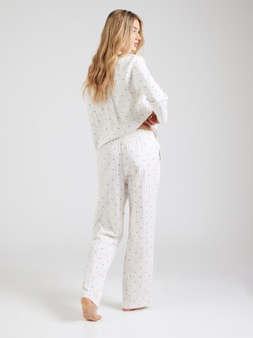 Hunkemöller Pyjamabroek in Wit