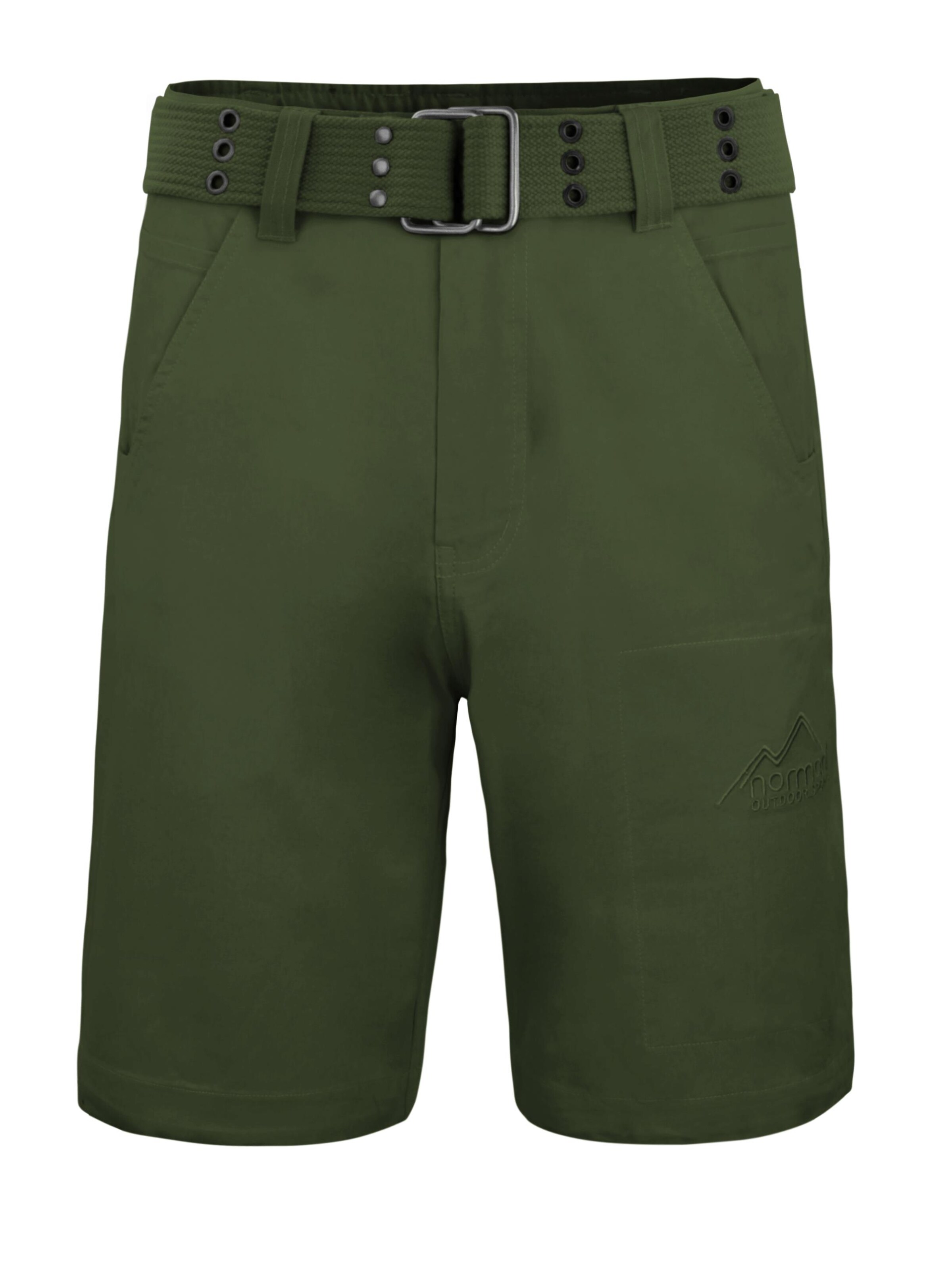 normani Regular Chino 'Gobi' in Groen: voorkant