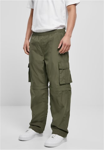 Loosefit Pantaloni cu buzunare de la Urban Classics pe verde: față