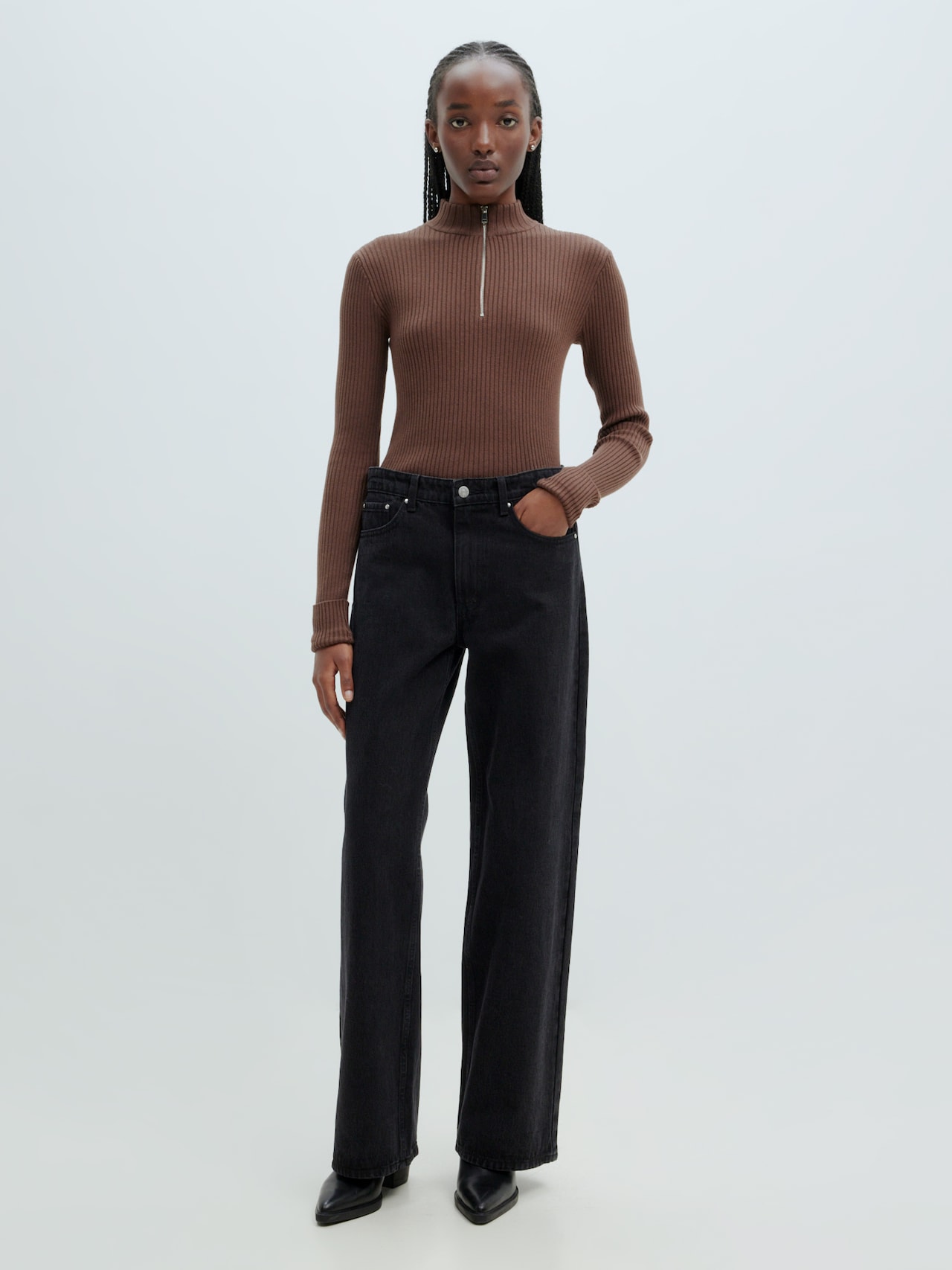 EDITED Pullover 'Alison' brun