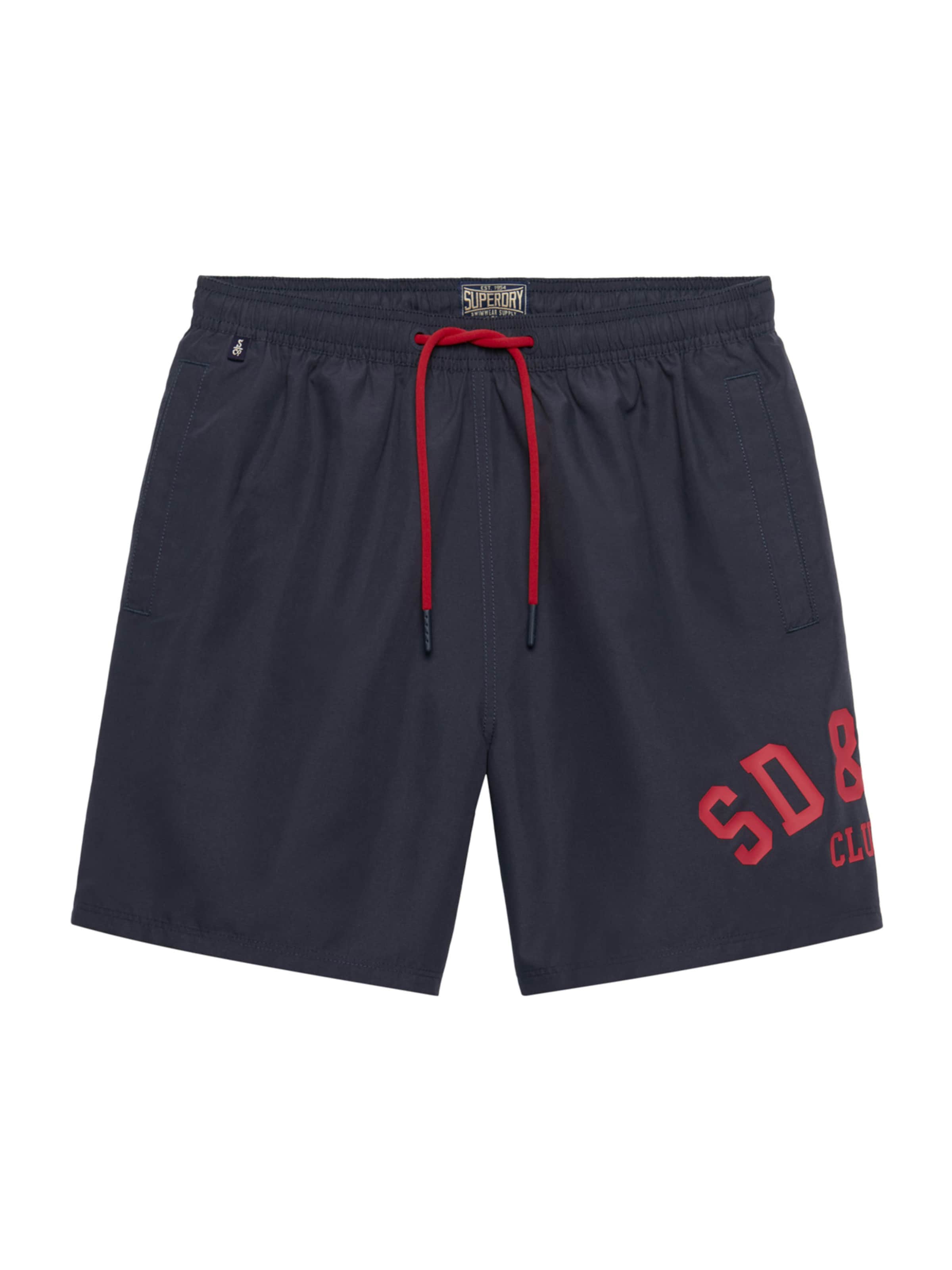 Superdry & Co Badeshorts i blå: forside