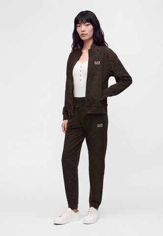 EA7 Emporio Armani Zúžený strih Nohavice - Hnedá