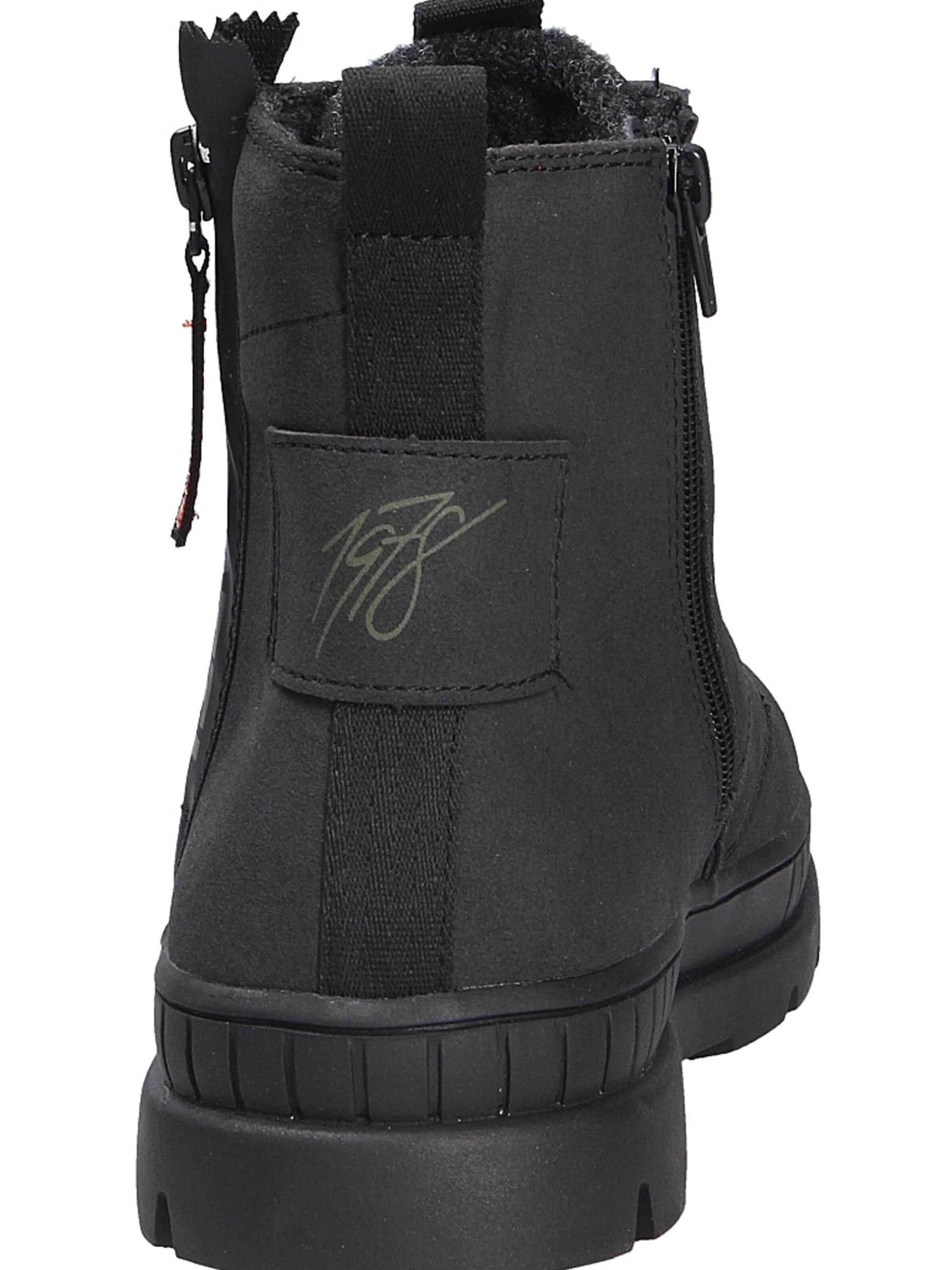 bugatti Schnürboots in Schwarz