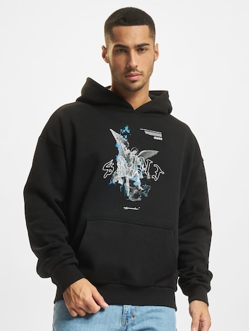 MJ Gonzales Sweatshirt 'SAINT V.1' in Black: front