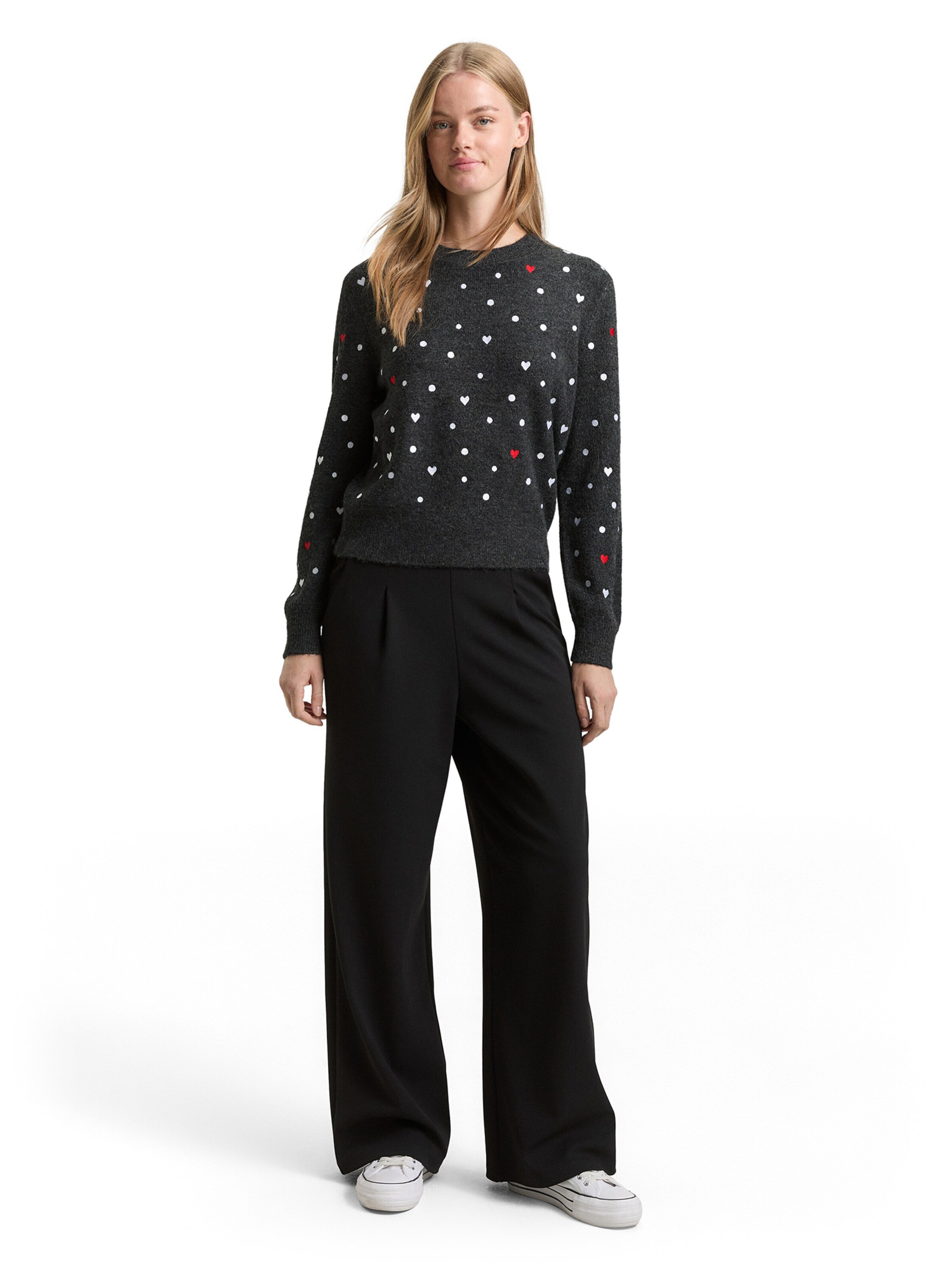 TOM TAILOR DENIM Pulóver - szürke