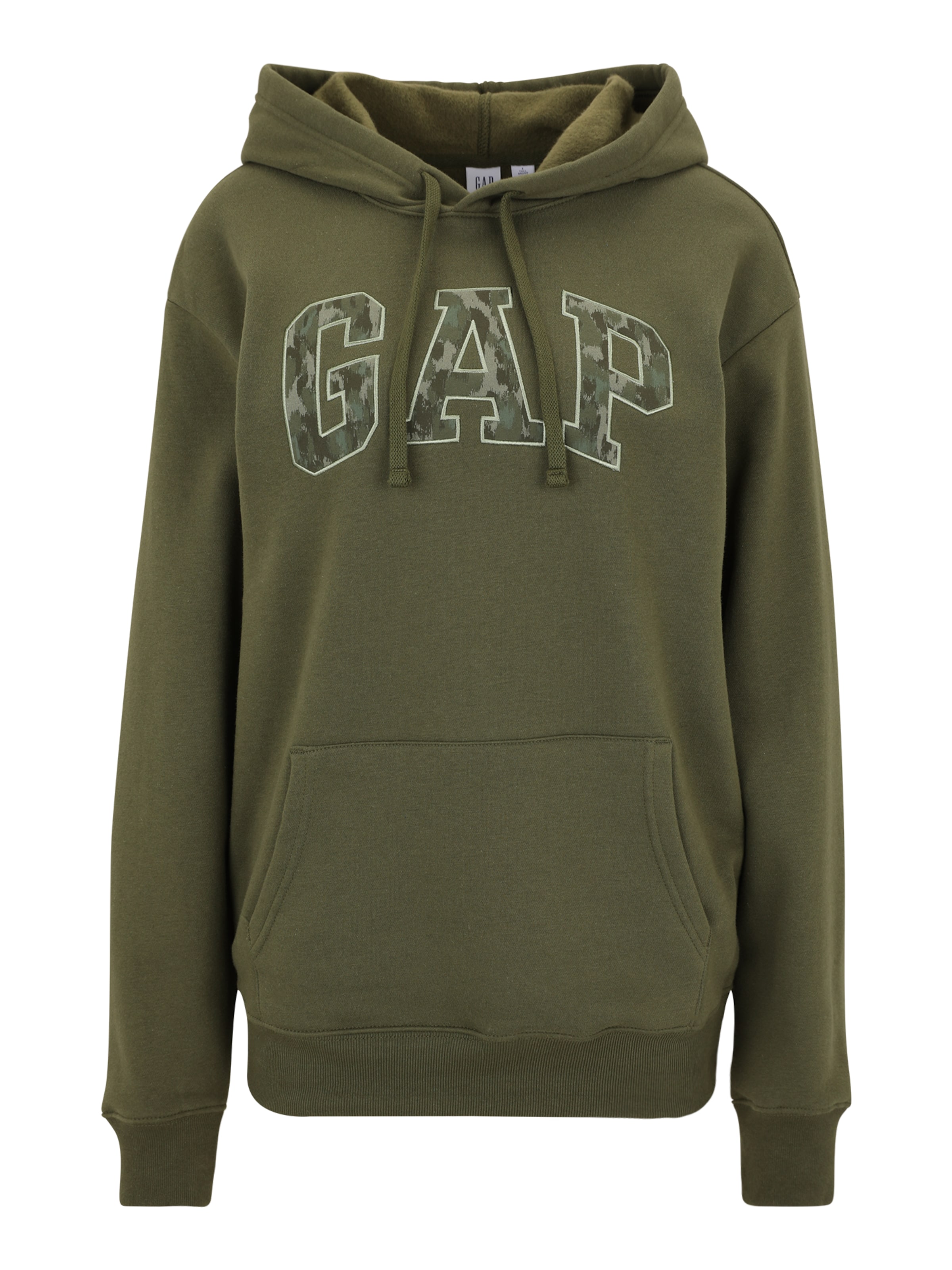 Gap Tall Свитшот 'Heritage' в Зеленый: спереди