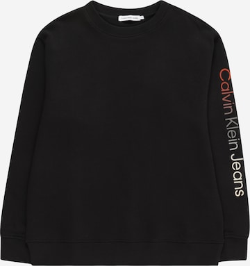 Calvin Klein Jeans Bluza w kolorze czarny: przód