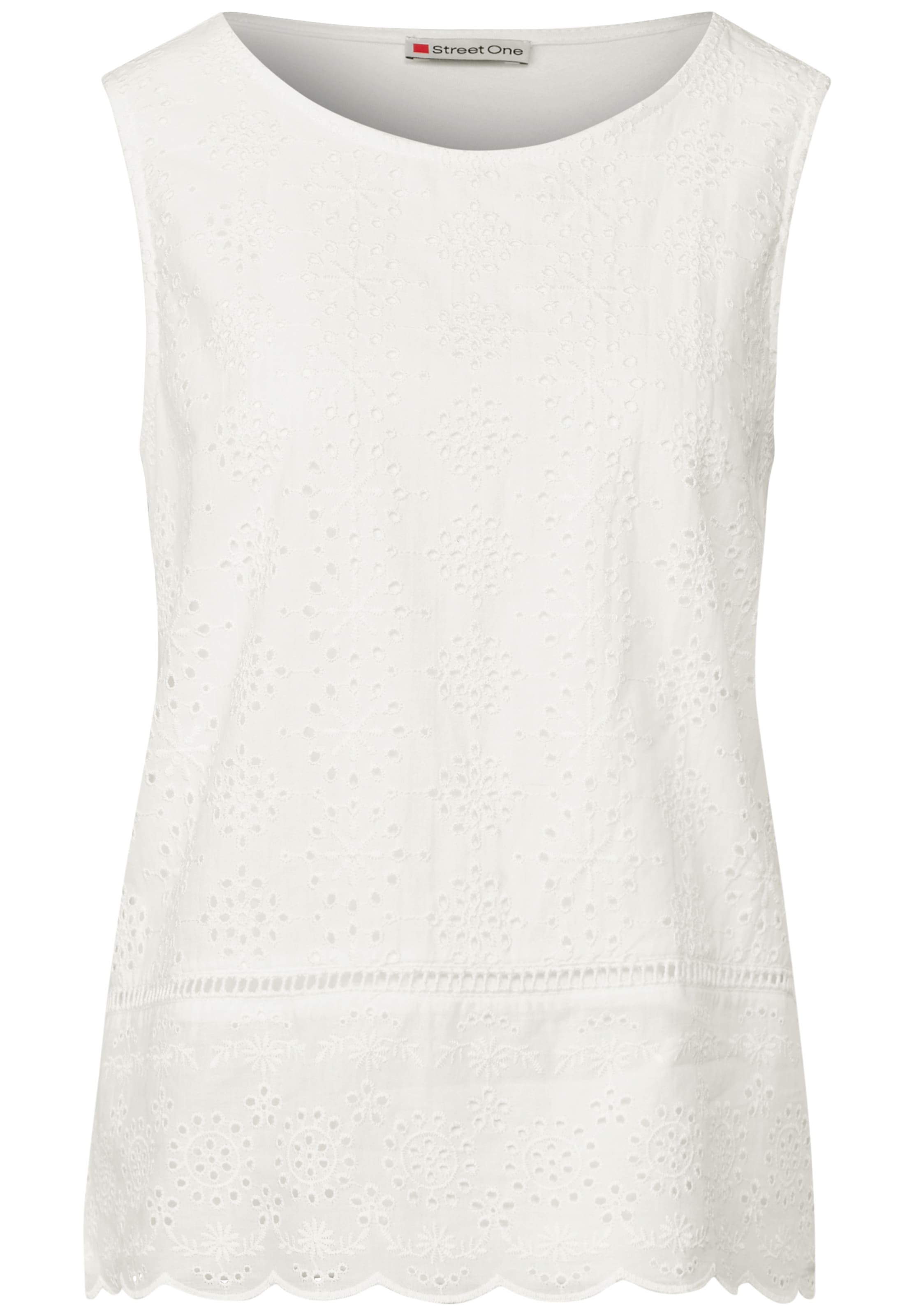 STREET ONE Top in White: front