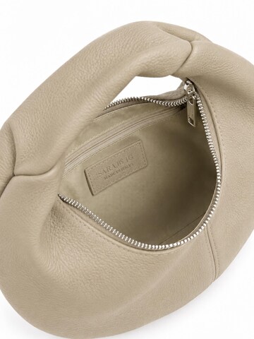SARA BY JG Handtas 'La Lunare - Made in Italy' in Beige