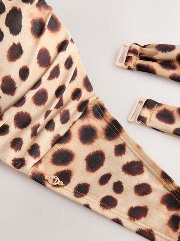 Next Bandeau Góra bikini w kolorze beżowy