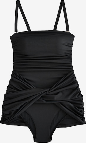 Next Bandeau Uimapuku värissä musta: etupuoli