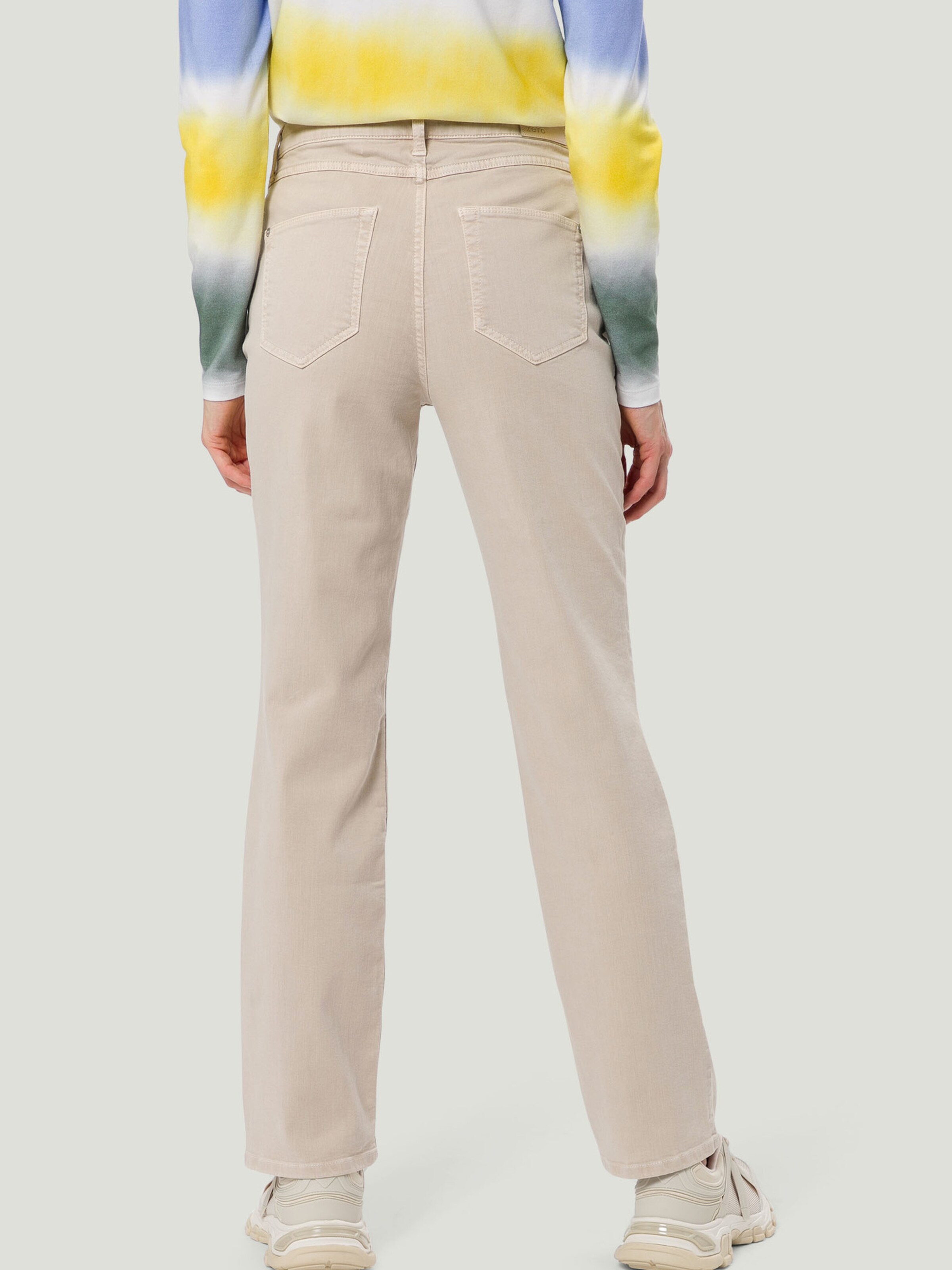 Frauen Jeans zero Jeans Straight Fit 30n Inch in Beige - OK40688 Frauen Jeans zero Jeans Straight Fit 30n Inch in Beige - OK40688