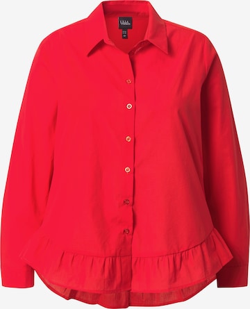 Ulla Popken Bluse in Rot: Vorderseite