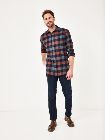 PADDOCKS Regular Fit Hemd in Braun