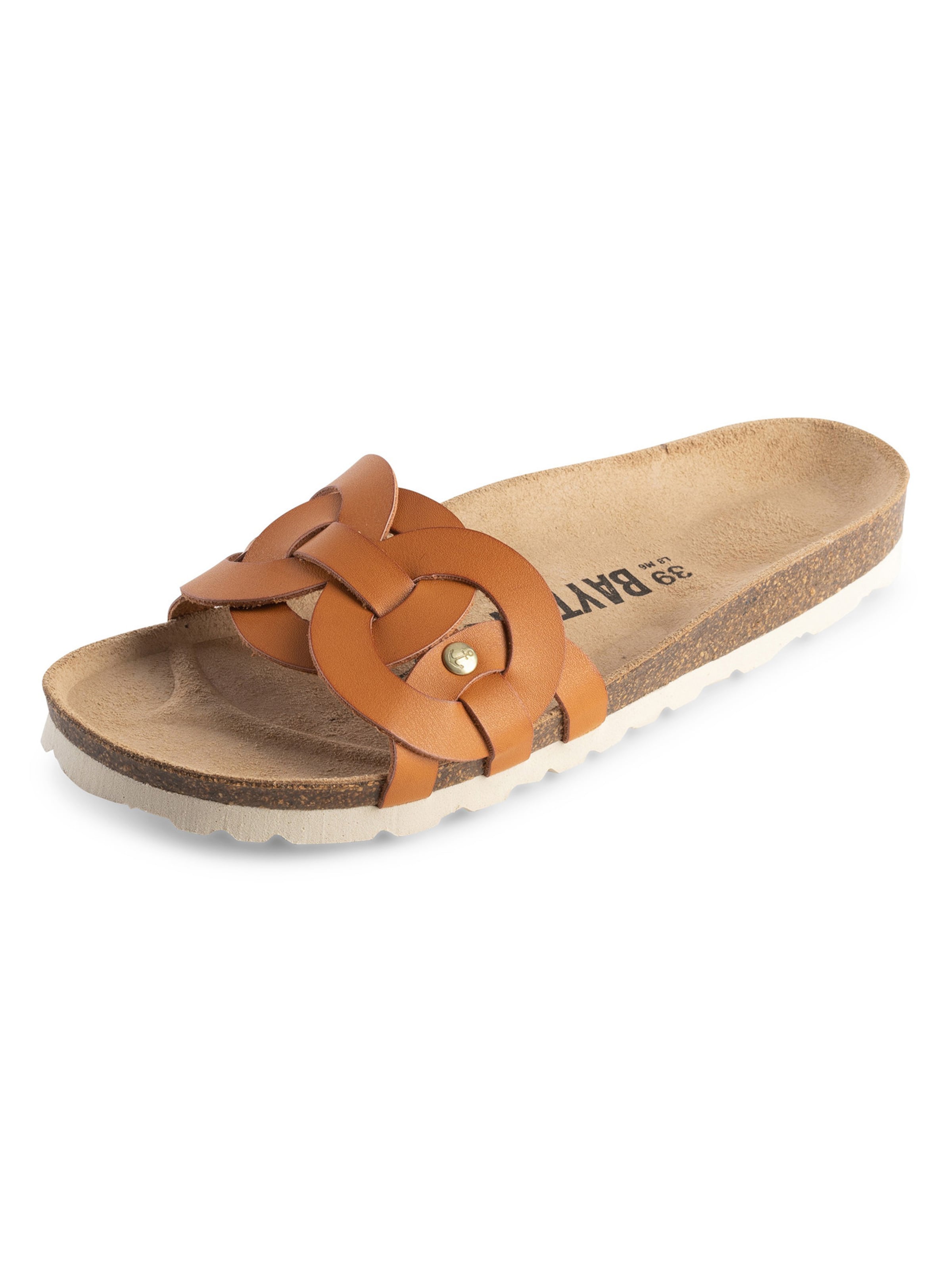 Mule 'Topaze' Bayton en marron : devant