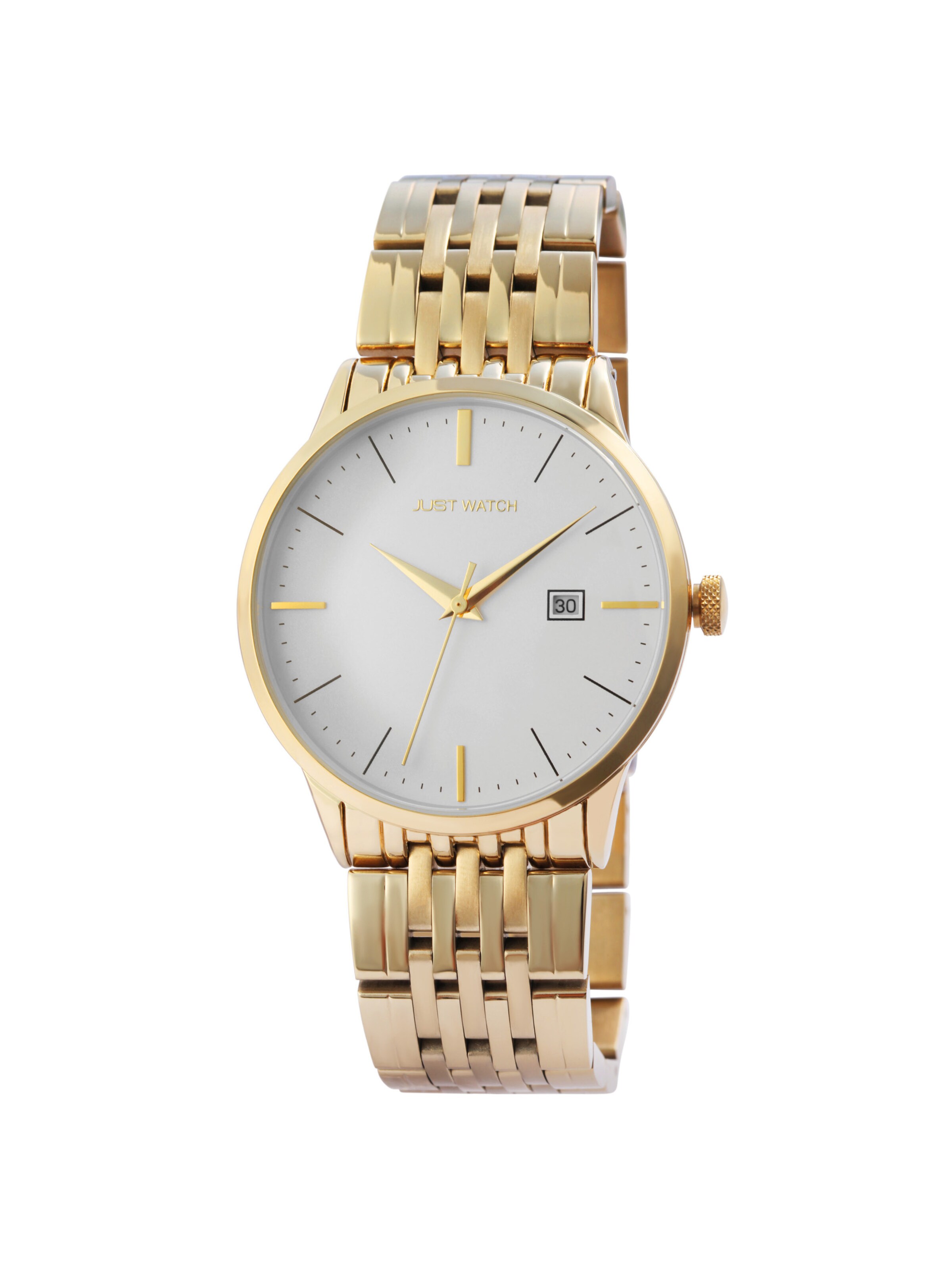 Just Watch Analoguhr‌‌‌‌‌‌‌‌‌ in Gold: Vorderseite