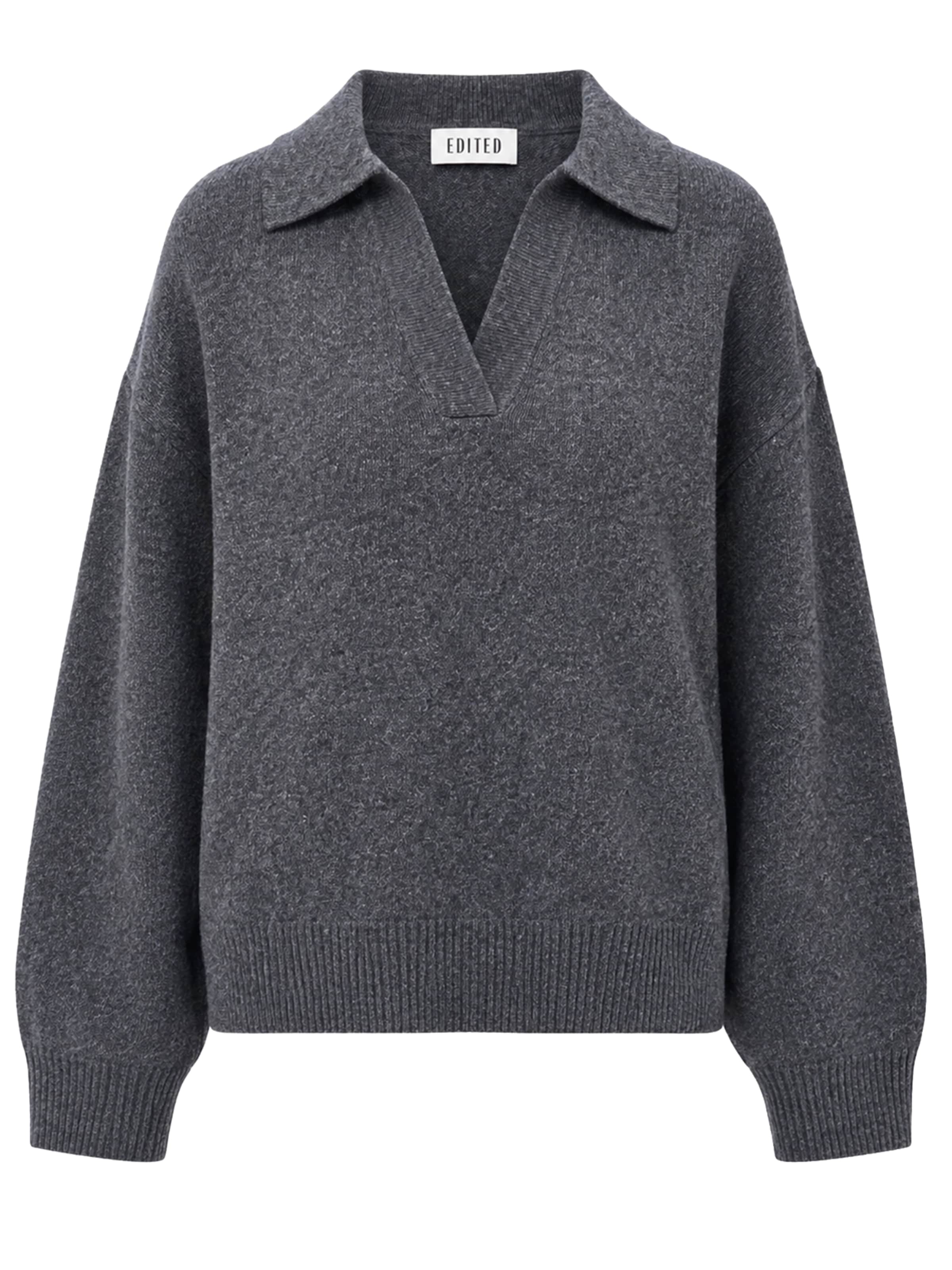 Pull-over 'Taria' EDITED en gris : devant