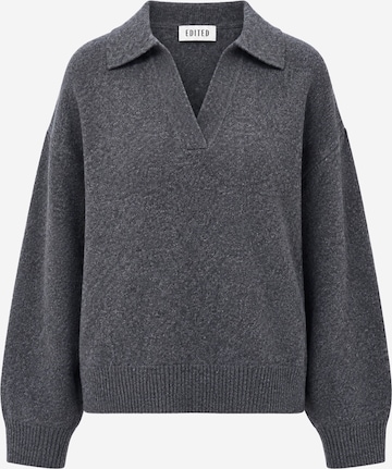 Pull-over 'Taria' EDITED en gris : devant