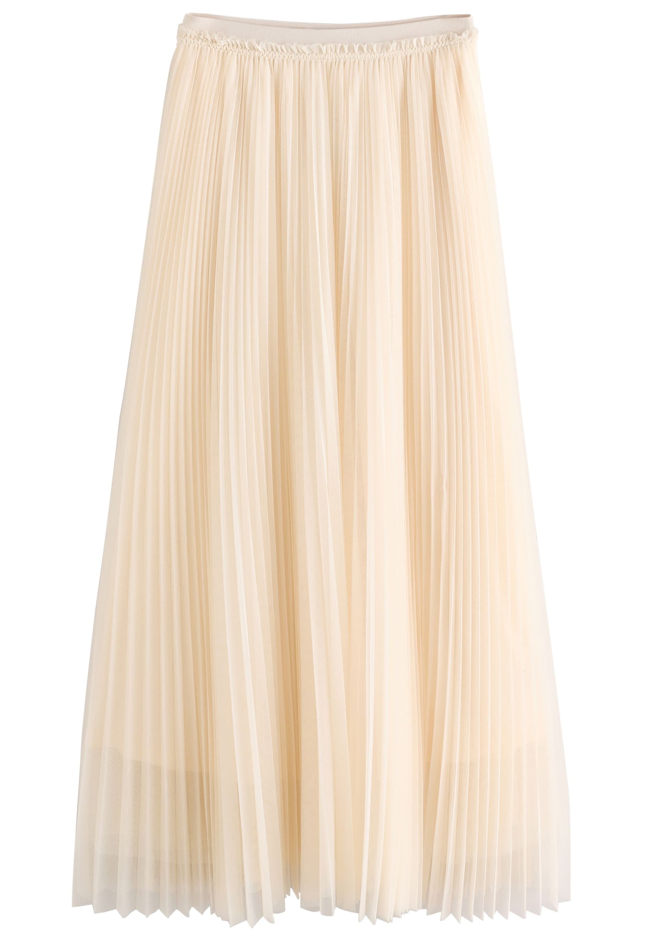 Next Spódnica w kolorze beżowy: przód