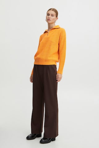 ICHI Sweater 'NOVO' in Orange