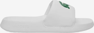 LACOSTE Pantolette 'Serve Slide 1.0' in Weiß: Vorderseite