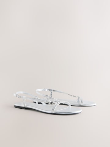 Next Sandalen met riem 'Forever Comfort' in Zilver