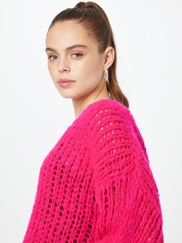 Hailys Pullover 'Linez' in Pink