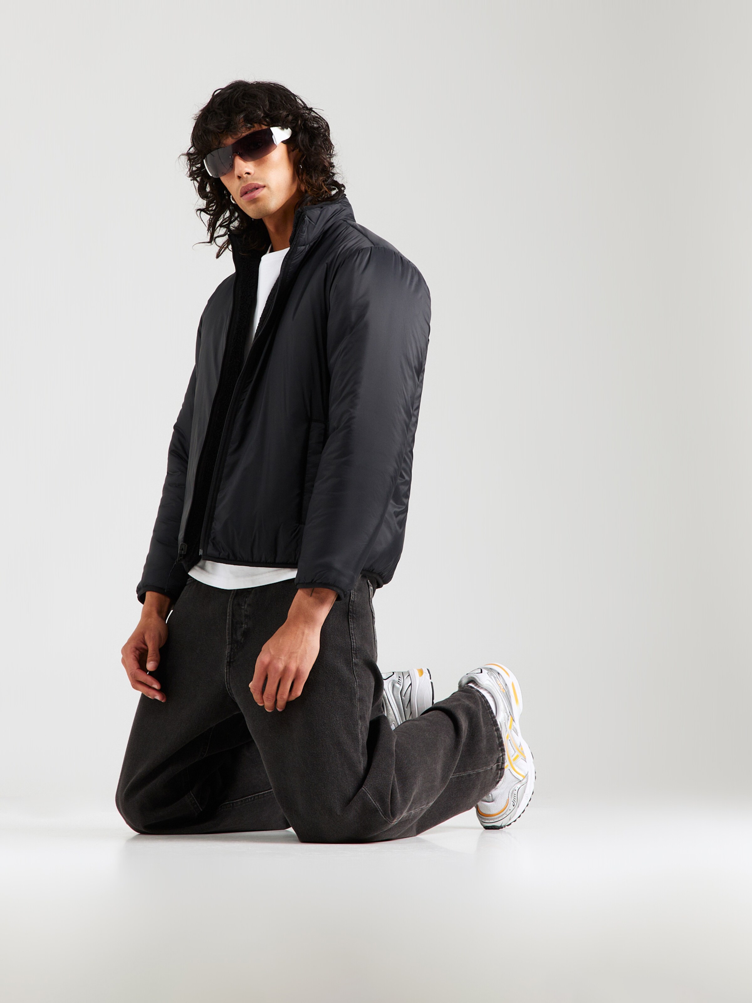 Veste mi saison HOLLISTER en Noir ABOUT YOU