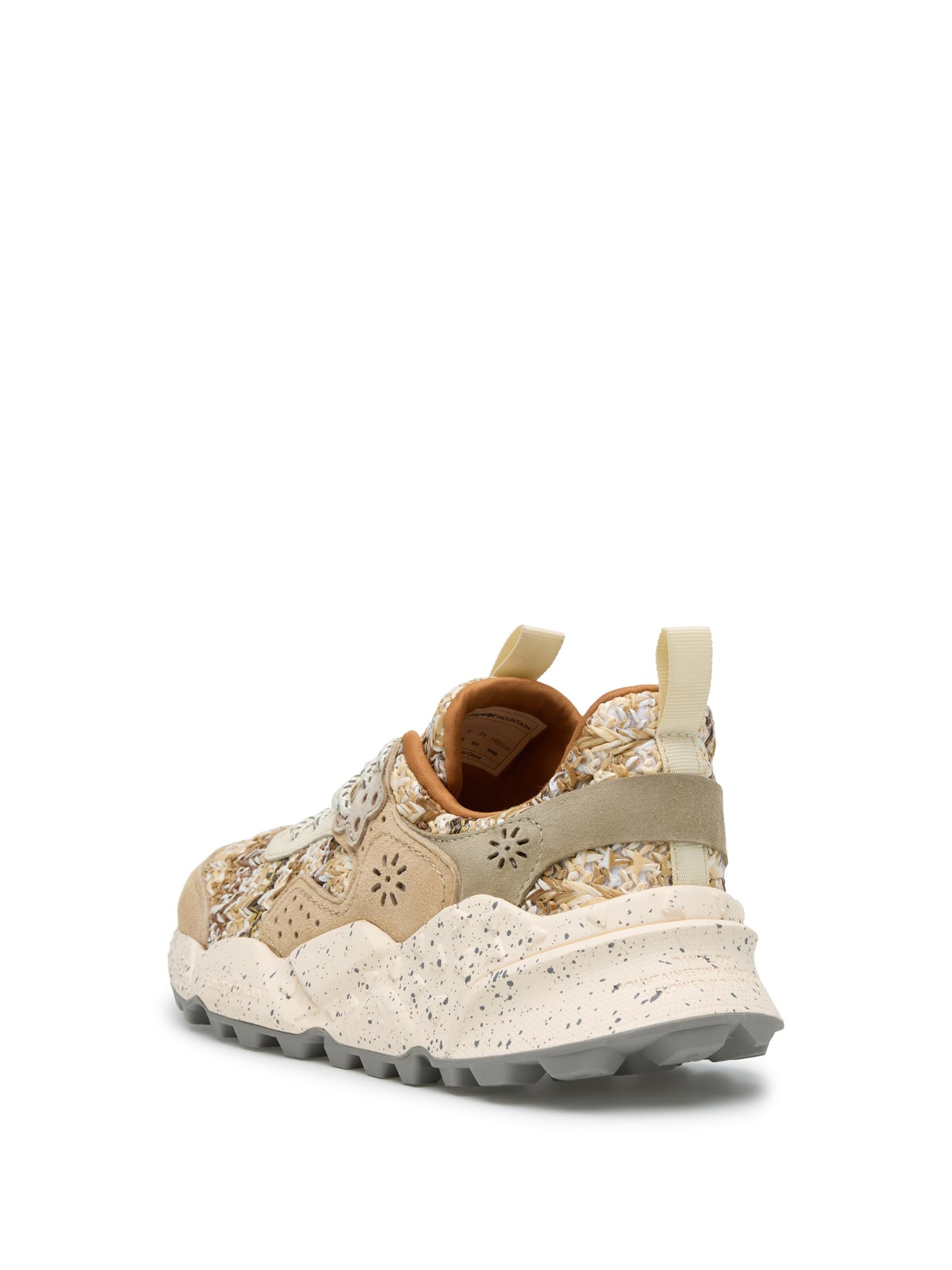 Flower Mountain Platform trainers 'KOTETSU UNI' in Beige