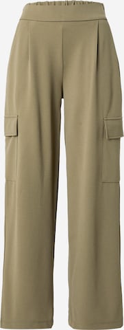 JDY Wide leg Cargo Pants 'GEGGO' in Green: front